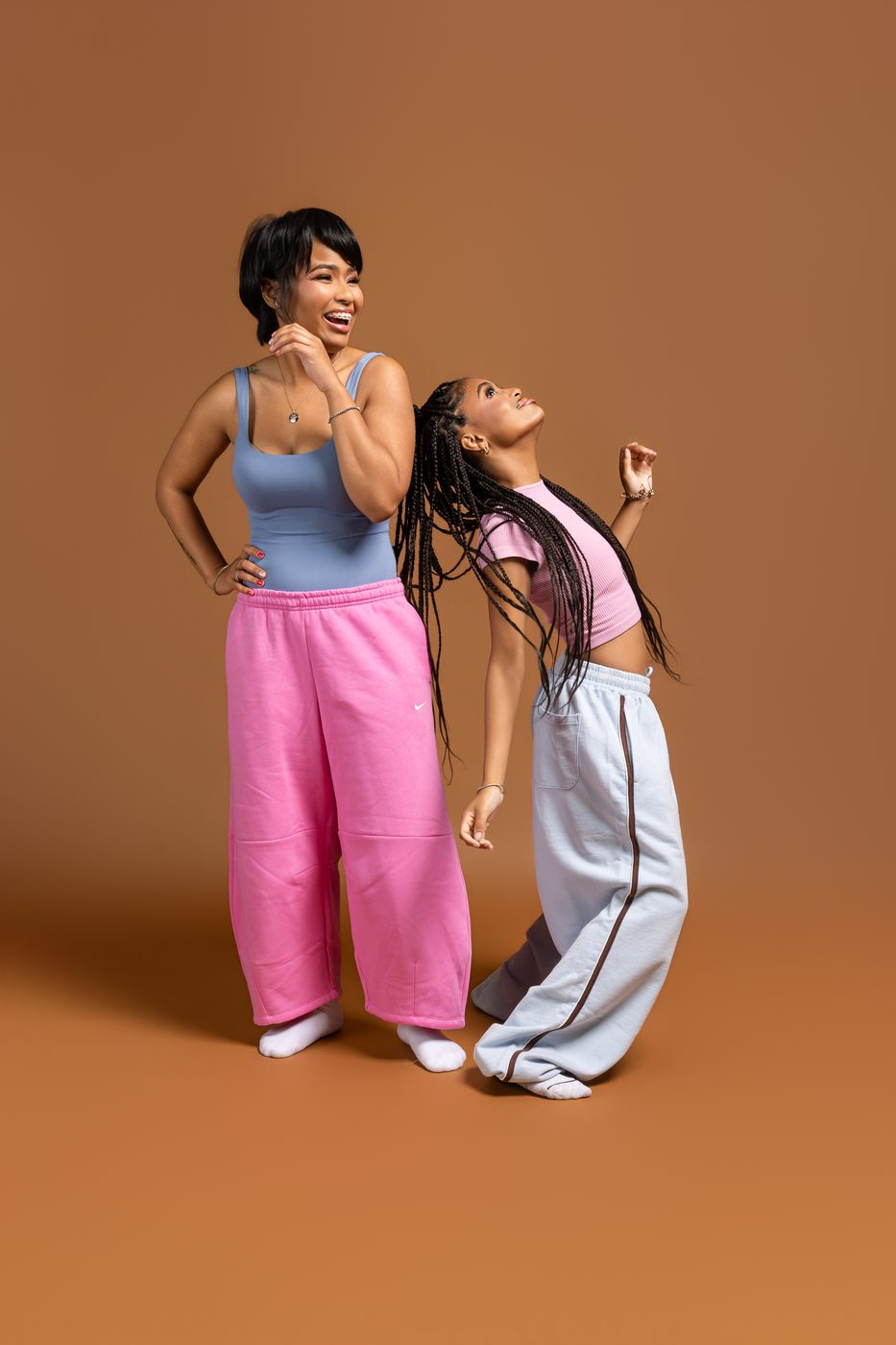 Heaven and Tianne playful